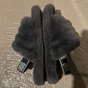UGG Charcoal Fluff Yeah Slippers
